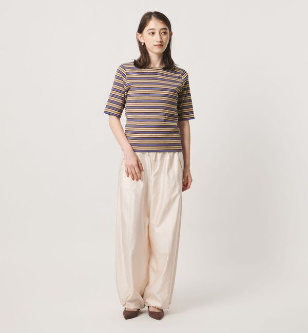 UNITED ARROWS「５分袖 コットン フライス Tシャツ」|Tシャツ・カットソー|