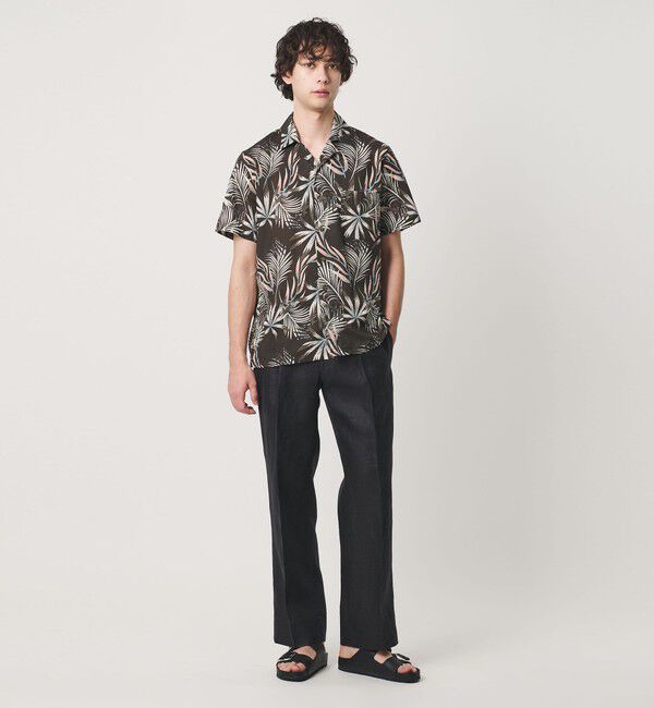 UNITED ARROWS「【別注】＜GUY ROVER＞リーフプリント ショートスリーブ オープンカラーシャツ」|シャツ・ブラウス|