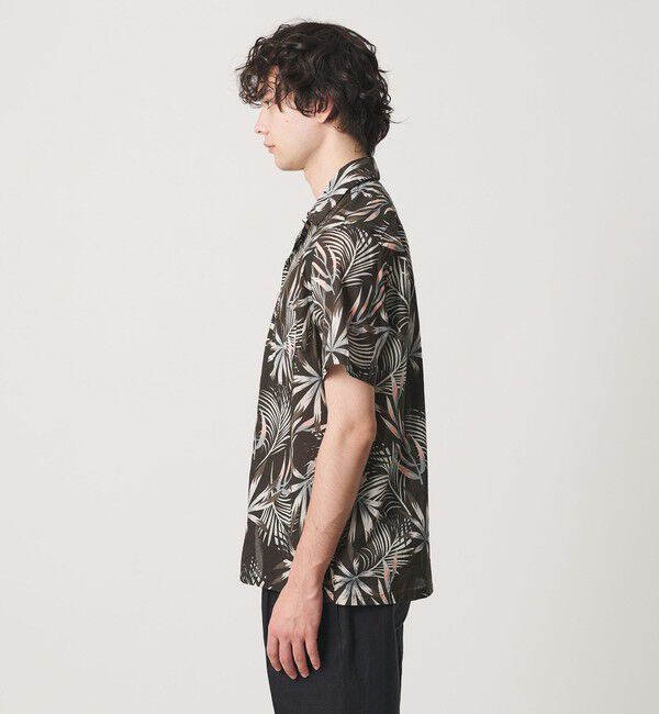 UNITED ARROWS「【別注】＜GUY ROVER＞リーフプリント ショートスリーブ オープンカラーシャツ」|シャツ・ブラウス|