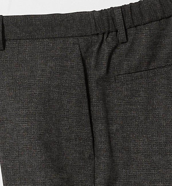 UNITED ARROWS「COOL DOTS プリント ノープリーツ テーパード パンツ UA COZY ウォッシャブル 2WAYストレッチ」|スラックス|