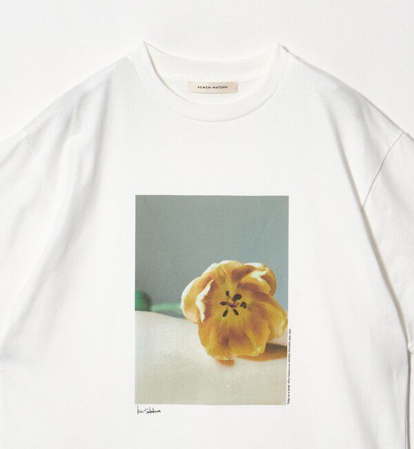AEWEN MATOPH「＜Kei Sakakura for AEWEN MATOPH＞フォトTシャツ Tulip on body」|Tシャツ・カットソー|