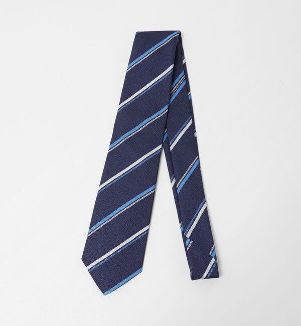 Seaward & Stearn＞8.0cm ストライプ5 ネクタイ（UNITED ARROWS green