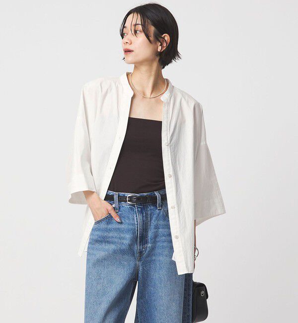 UNITED ARROWS green label relaxing「ドルマンスリーブ シャツ」|シャツ・ブラウス|OFF WHITE