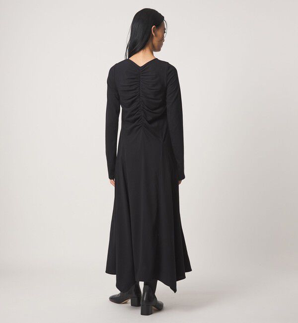 EMMEL REFINES「＜EMMEL REFINES＞EM ギャザー ヘム カット ワンピース」|ワンピース|