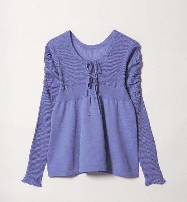 EMMEL REFINES「＜EMMEL REFINES＞EM 2WAY リブコンビ ペプラムニット」|ニット・セーター|
