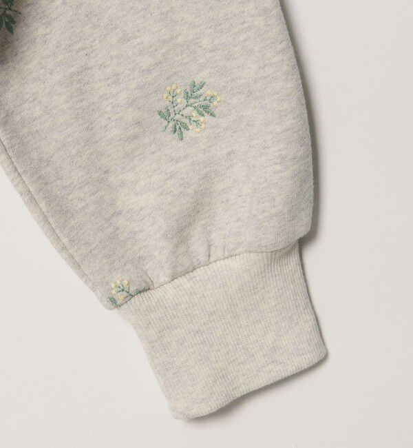 EMMEL REFINES「＜EMMEL REFINES＞EM シシュウ ショート ジップパーカー」|Tシャツ・カットソー|