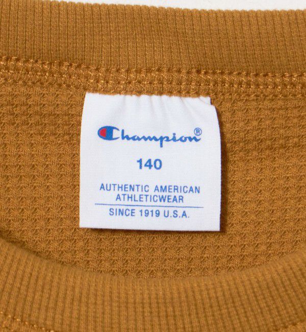 UNITED ARROWS green label relaxing「【WEB限定】＜Champion＞ワッフル ロングスリーブ Tシャツ / キッズ 140cm-160cm」|Tシャツ・カットソー|