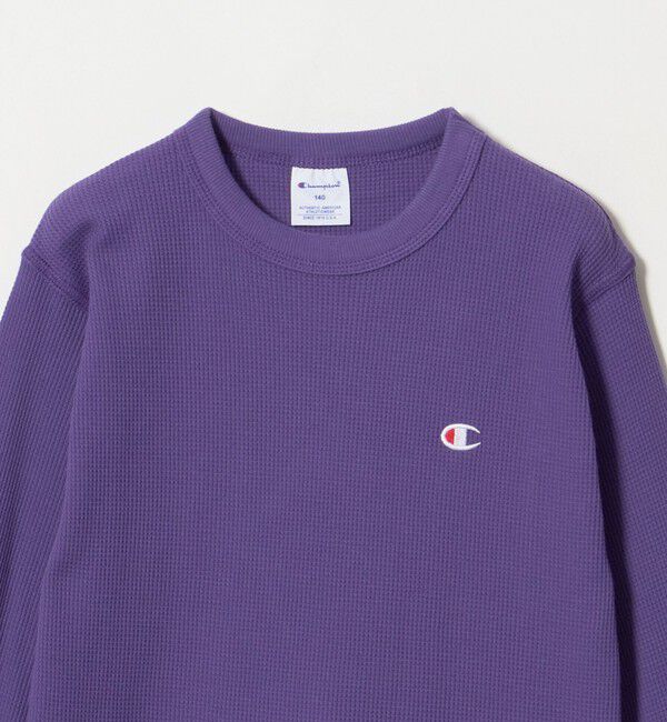 UNITED ARROWS green label relaxing「【WEB限定】＜Champion＞ワッフル ロングスリーブ Tシャツ / キッズ 140cm-160cm」|Tシャツ・カットソー|