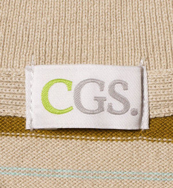 California General Store「＜CGS.＞ボーダー ニット ポロシャツ  / ウィメンズ」|ニット・セーター|