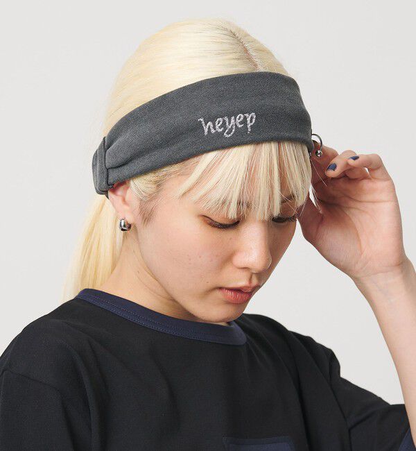 BEAUTY&YOUTH UNITED ARROWS「＜heyep＞スウェット ピアス ヘアバンド」|ヘアバンド|