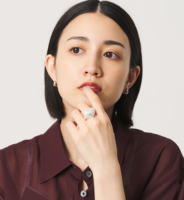 BEAUTY&YOUTH UNITED ARROWS「＜Soierie＞Heart barbell リング」|リング|