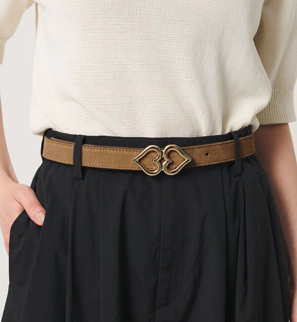 BEAUTY&YOUTH UNITED ARROWS「＜AULENTTI＞ダブルハート ベルト」|ベルト|BEIGE