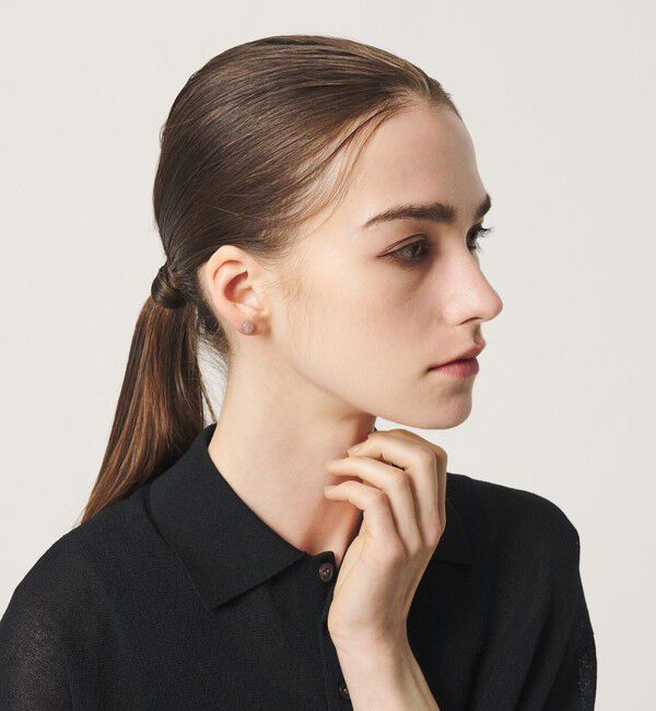 BEAUTY&YOUTH UNITED ARROWS「＜eoa＞ストーン ロードナイト スタッズ ピアス 片耳用」|ピアス|