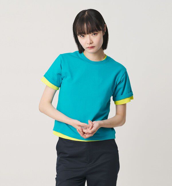NICE WEATHER「＜NICE WEATHER＞ソリッド ショートスリーブ Tシャツ」|Tシャツ・カットソー|