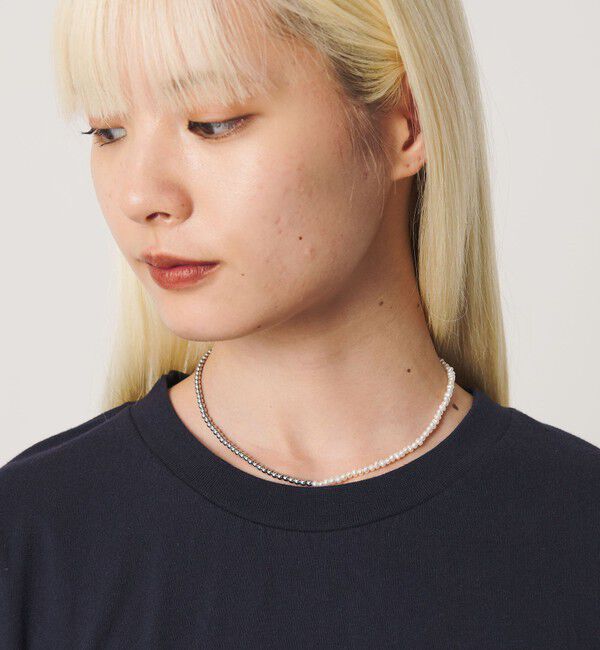 BEAUTY&YOUTH UNITED ARROWS「【WEB限定】＜Causerie＞淡水パールコンビ ネックレス」|ネックレス|