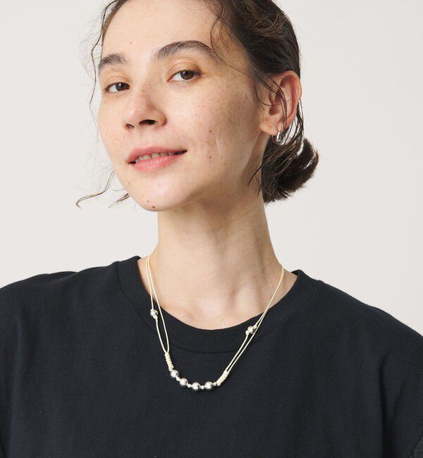 BEAUTY&YOUTH UNITED ARROWS「＜ERICKA NICOLAS BEGAY＞SHINY 4ボール ネックレス」|ネックレス|