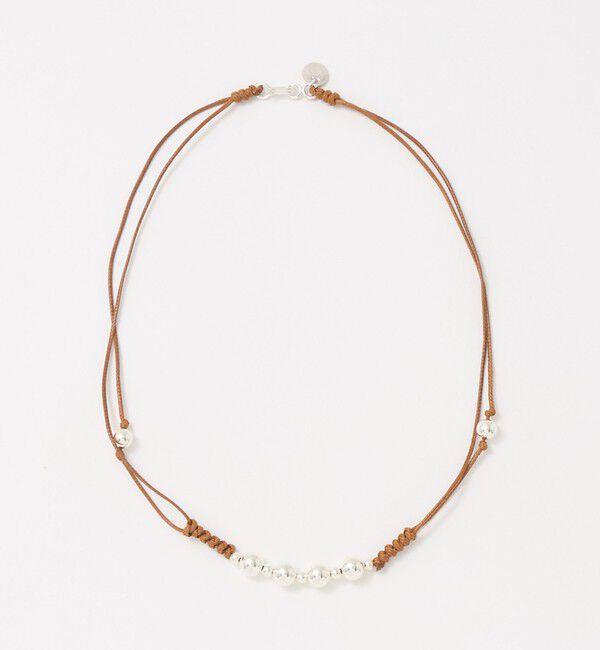 BEAUTY&YOUTH UNITED ARROWS「＜ERICKA NICOLAS BEGAY＞SHINY 4ボール ネックレス」|ネックレス|