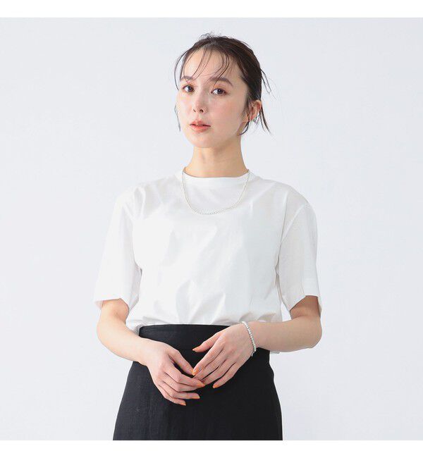 Demi-Luxe BEAMS 「SLOANE / コットン天竺  Tシャツ」|Tシャツ・カットソー|