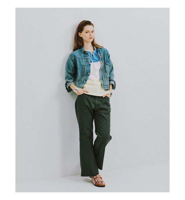 BEAMSBOY「【別注】DICKIES / ウォッシュ フレア パンツ」|チノ|