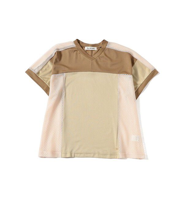 Ray BEAMS 「メッシュ キリカエ ビッグ Tシャツ」|Tシャツ・カットソー|