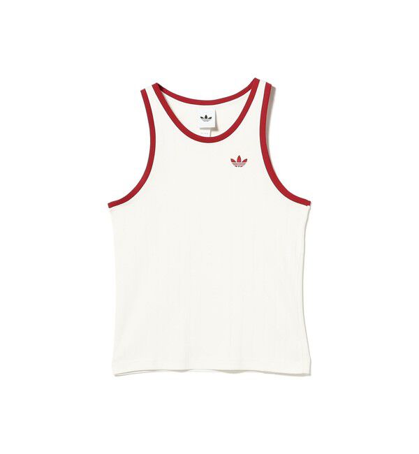 BEAMSBOY「adidas / ドロップ ニードル タンクトップ」|Tシャツ・カットソー|ｸﾗｳﾄﾞﾎﾜｲﾄ