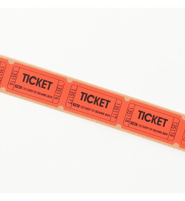 BEAMSBOY「【別注】PIKE / TICKET BELT」|ベルト|