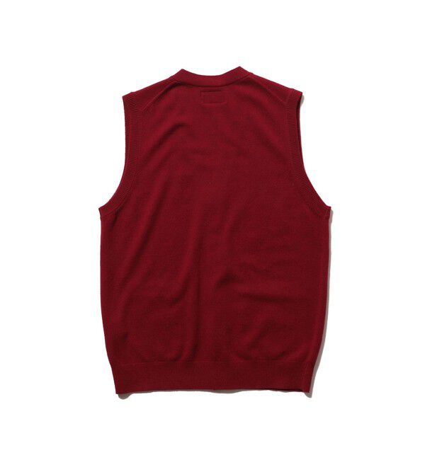 BEAMS PLUS「BEAMS PLUS / Button Knit Vest Solid」|ニット・セーター|