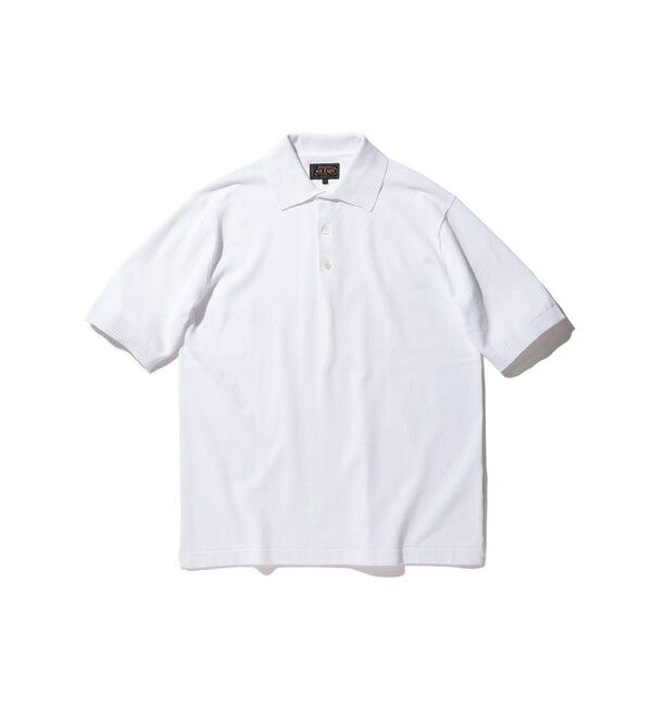 BEAMS「BEAMS PLUS / 12ゲージ ニット ポロシャツ」|ポロシャツ|OFF_WHT