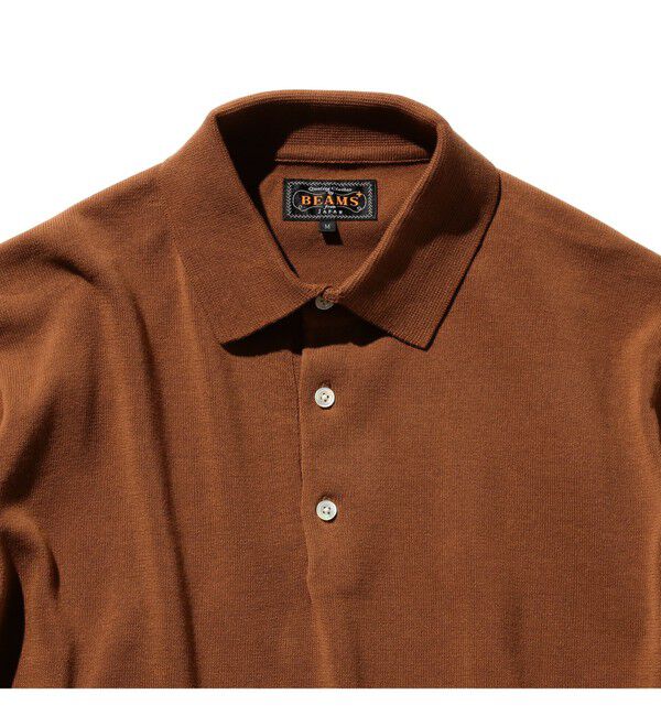BEAMS「BEAMS PLUS / 12ゲージ ニット ポロシャツ」|ポロシャツ|