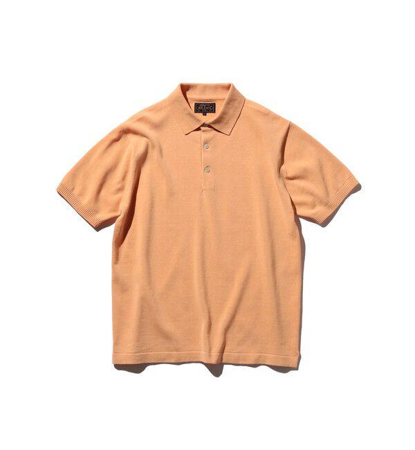 BEAMS「BEAMS PLUS / 12ゲージ ニット ポロシャツ」|ポロシャツ|ORANGE