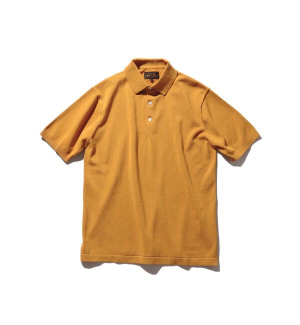 BEAMS「BEAMS PLUS / 12ゲージ ニット ポロシャツ」|ポロシャツ|MUSTARD