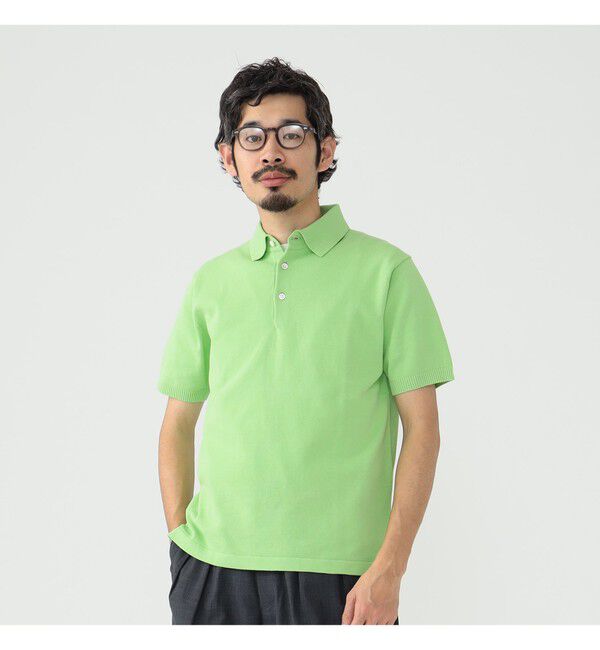 BEAMS「BEAMS PLUS / 12ゲージ ニット ポロシャツ」|ポロシャツ|