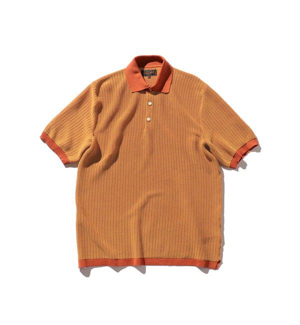 BEAMS「Knit Polo "WASHI" 2 Tone」|ポロシャツ|