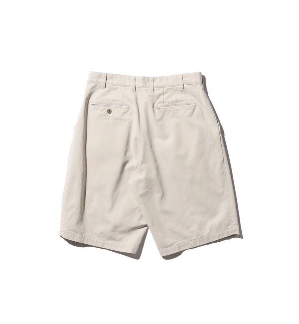 BEAMS「2 Pleats Shorts Twill Bio Washed」|その他|