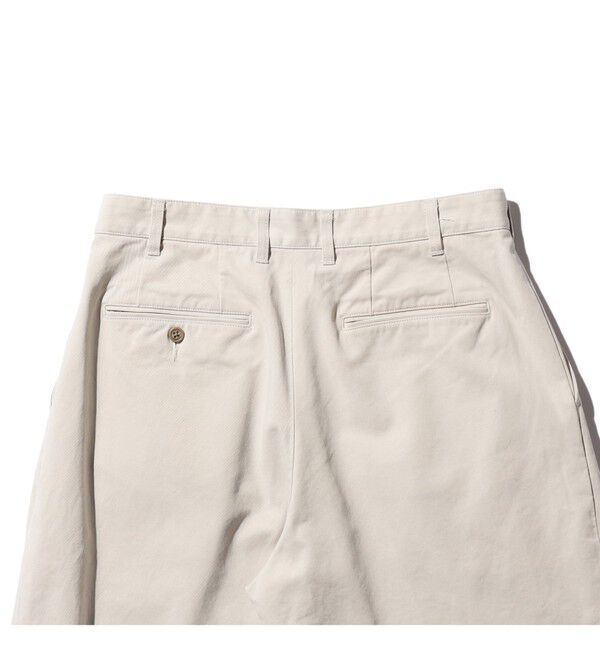 BEAMS「2 Pleats Shorts Twill Bio Washed」|その他|