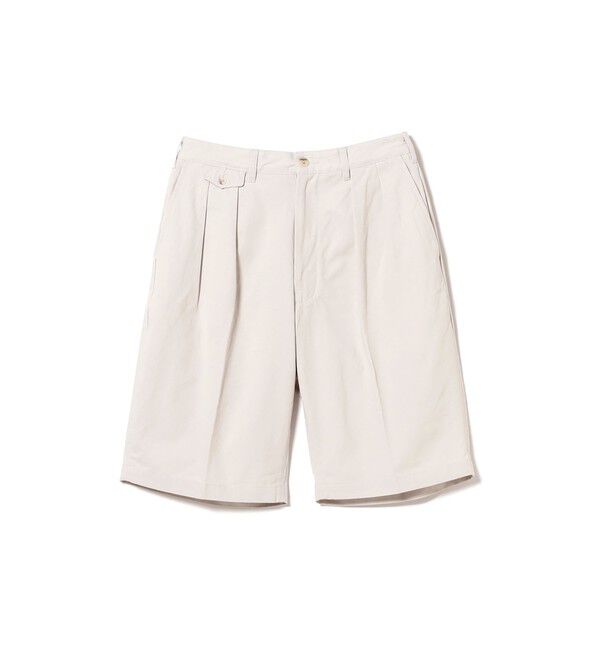 BEAMS「2 Pleats Shorts Twill Bio Washed」|その他|
