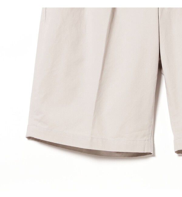 BEAMS「2 Pleats Shorts Twill Bio Washed」|その他|
