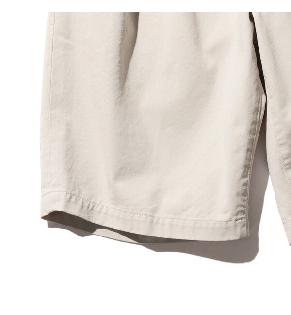 BEAMS「2 Pleats Shorts Twill Bio Washed」|その他|