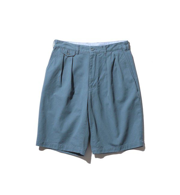 BEAMS「2 Pleats Shorts Twill Bio Washed」|その他|