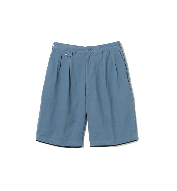 BEAMS「2 Pleats Shorts Twill Bio Washed」|その他|