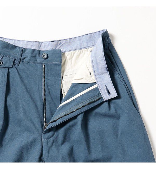 BEAMS「2 Pleats Shorts Twill Bio Washed」|その他|