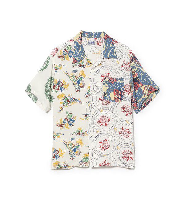 BEAMS「【別注】SUN SURF / クレイジー アロハシャツ 26SS」|シャツ・ブラウス|WHITE