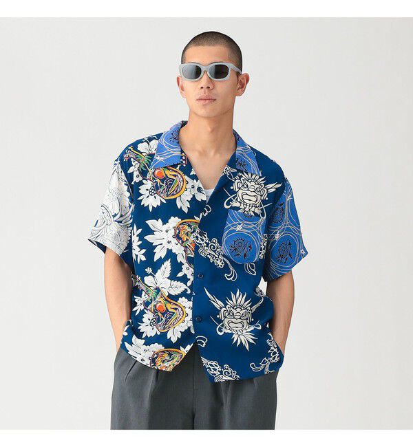 BEAMS「【別注】SUN SURF / クレイジー アロハシャツ 26SS」|シャツ・ブラウス|