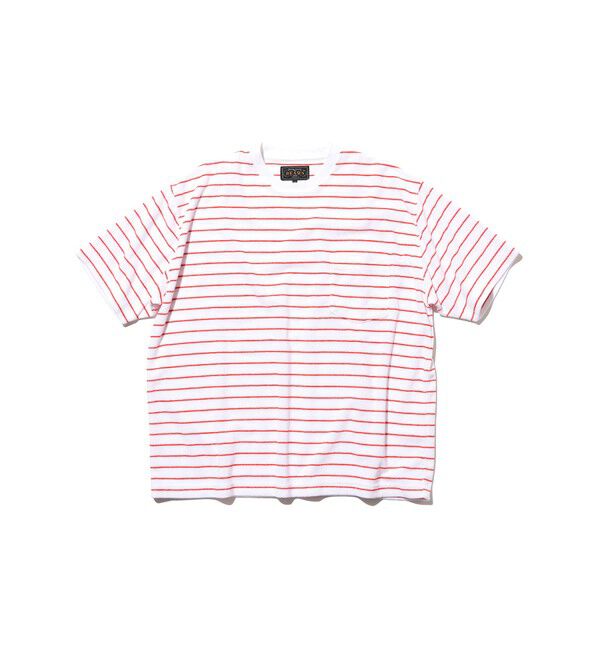 BEAMS PLUS「Pocket Tee Pile Stripe」|Tシャツ・カットソー|