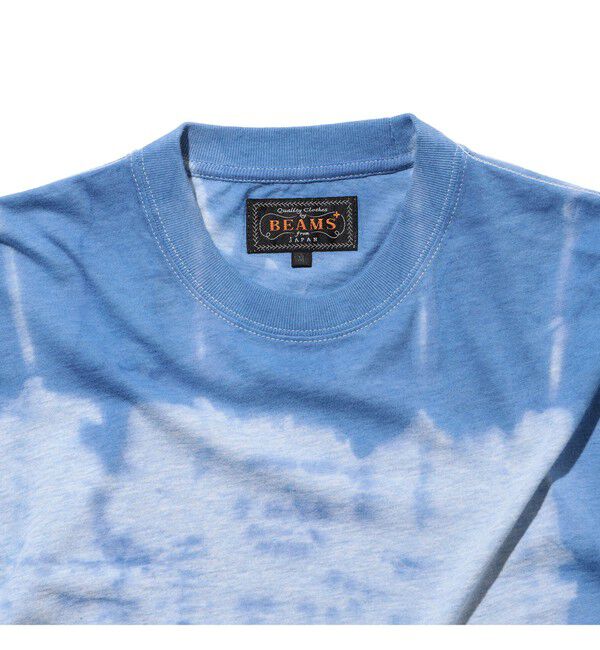 BEAMS PLUS「Crew Tee "Itajime Shibori"」|Tシャツ・カットソー|
