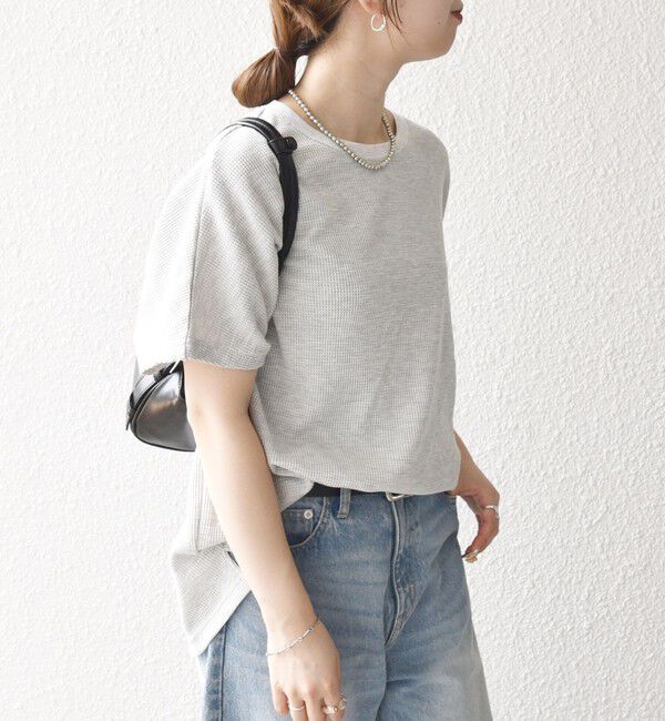 SHIPS any「SHIPS any:〈洗濯機可能〉ワッフル ワイド TEE」|Tシャツ・カットソー|