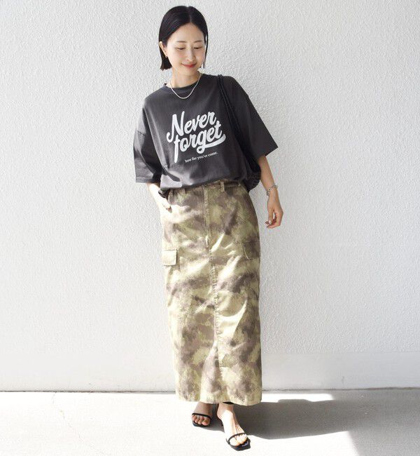 SHIPS for women「【SHIPS別注】81BRANCA:ロゴ 5分袖 TEE」|Tシャツ・カットソー|