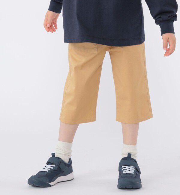 SHIPS KIDS「SHIPS KIDS:100～130cm / クロップド パンツ」|チノ|