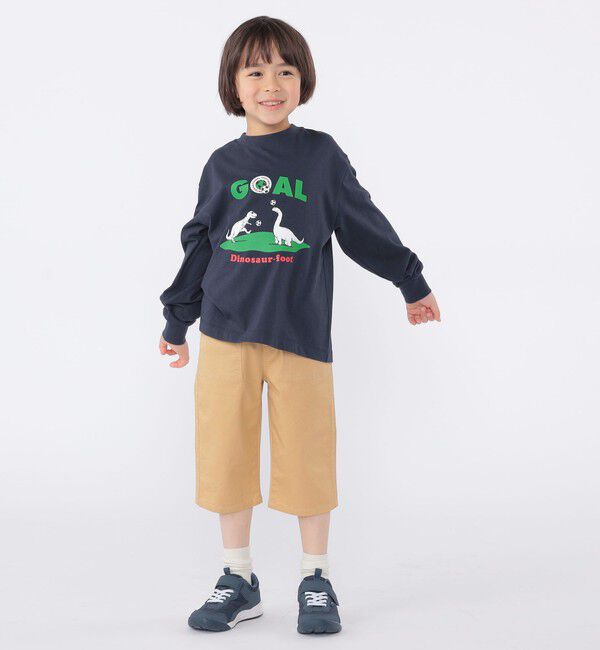 SHIPS KIDS「SHIPS KIDS:100～130cm / クロップド パンツ」|チノ|