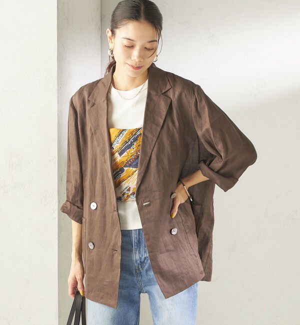 SHIPS for women「〈手洗い可能〉ラミー 4 ジャケット 26SS」|テーラードジャケット|